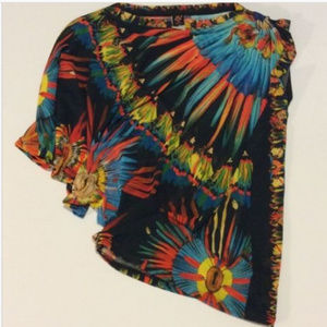 Jean Paul Gaultier top/Poncho one sleeve